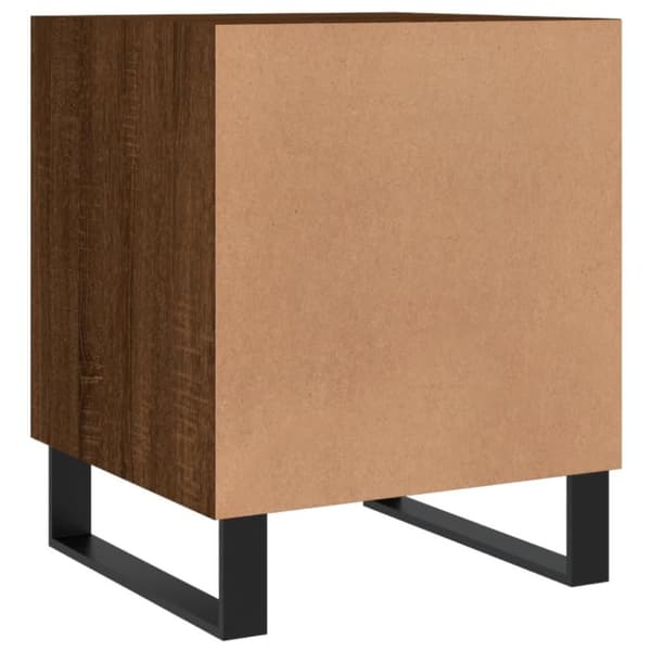 vidaXL Nattbord brun eik 40x40x50 cm konstruert tre