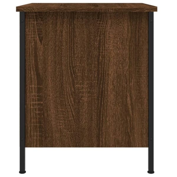vidaXL Nattbord 2 stk brun eik 40x42x50 cm konstruert tre