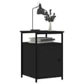 Miniatyrbillede 4 af 11: vidaXL sengeborde 2 stk. 40x42x60 cm konstrueret træ sort