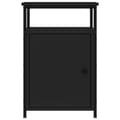 Miniatyrbillede 7 af 11: vidaXL sengeborde 2 stk. 40x42x60 cm konstrueret træ sort