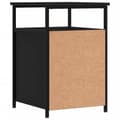 Miniatyrbillede 9 af 11: vidaXL sengeborde 2 stk. 40x42x60 cm konstrueret træ sort