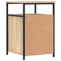 Miniatyrbilde 9 av 11: vidaXL Nattbord 2 stk sonoma eik 40x42x60 cm konstruert tre