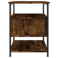 Miniatyrbilde 8 av 11: vidaXL Nattbord 2 stk røkt eik 40x42x56 cm konstruert tre