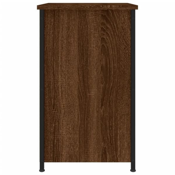vidaXL Nattbord 2 stk brun eik 40x36x60 cm konstruert tre