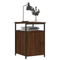 Miniatyrbilde 4 av 11: vidaXL Nattbord 2 stk brun eik 40x42x60 cm konstruert tre