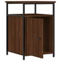 Miniatyrbilde 6 av 11: vidaXL Nattbord 2 stk brun eik 40x42x60 cm konstruert tre