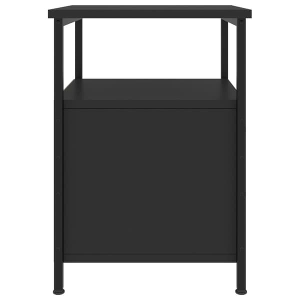 vidaXL Yöpöydät 2 kpl musta 34x35,5x50 cm tekninen puu
