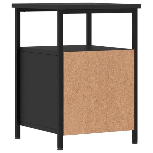 vidaXL Yöpöydät 2 kpl musta 34x35,5x50 cm tekninen puu