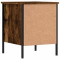 Miniatyrbillede 9 af 11: vidaXL sengeborde 2 stk. 40x42x50 cm konstrueret træ røget egetræ