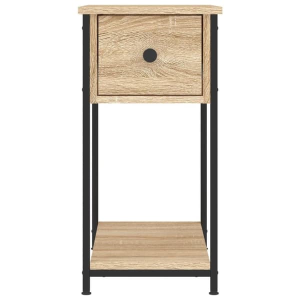 vidaXL Sängbord 2 st sonoma-ek 30x60x60 cm konstruerat trä