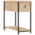 Pikkukuva 4 / 11: vidaXL Yöpöydät 2 kpl Sonoma-tammi 30x60x60 cm tekninen puu