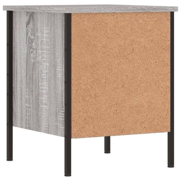 vidaXL Yöpöydät 2 kpl harmaa Sonoma 40x42x50 cm tekninen puu