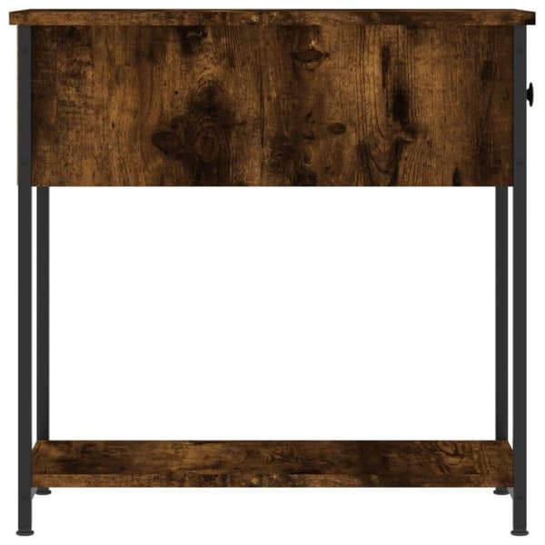vidaXL sengeborde 2 stk. 30x60x60 cm røget egetræsfarve