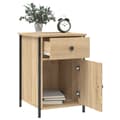 Miniatyrbilde 4 av 11: vidaXL Nattbord 2 stk sonoma eik 40x42x60 cm konstruert tre