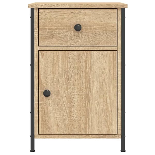 vidaXL Nattbord 2 stk sonoma eik 40x42x60 cm konstruert tre