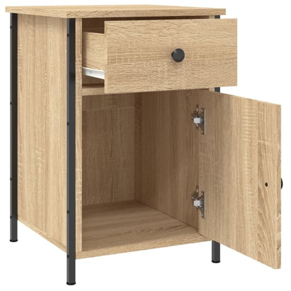 vidaXL Nattbord 2 stk sonoma eik 40x42x60 cm konstruert tre