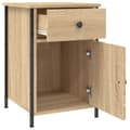 Miniatyrbilde 7 av 11: vidaXL Nattbord 2 stk sonoma eik 40x42x60 cm konstruert tre