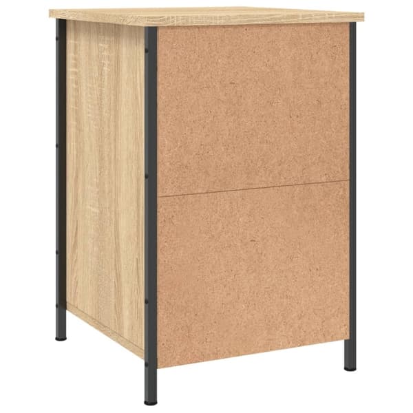 vidaXL Nattbord 2 stk sonoma eik 40x42x60 cm konstruert tre