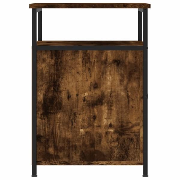 vidaXL Yöpöydät 2 kpl savutammi 40x42x60 cm tekninen puu