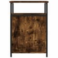 Miniatyrbilde 8 av 11: vidaXL Nattbord 2 stk røkt eik 40x42x60 cm konstruert tre
