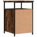 Miniatyrbilde 9 av 11: vidaXL Nattbord 2 stk røkt eik 40x42x60 cm konstruert tre