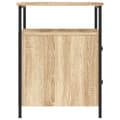Pikkukuva 7 / 11: vidaXL Yöpöydät 2 kpl Sonoma-tammi 44x45x60 cm tekninen puu