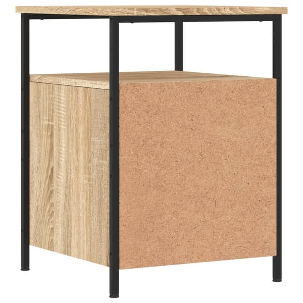 vidaXL Yöpöydät 2 kpl Sonoma-tammi 44x45x60 cm tekninen puu