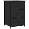 Miniatyrbilde 5 av 11: vidaXL Nattbord 2 stk svart 40x36x60 cm konstruert tre