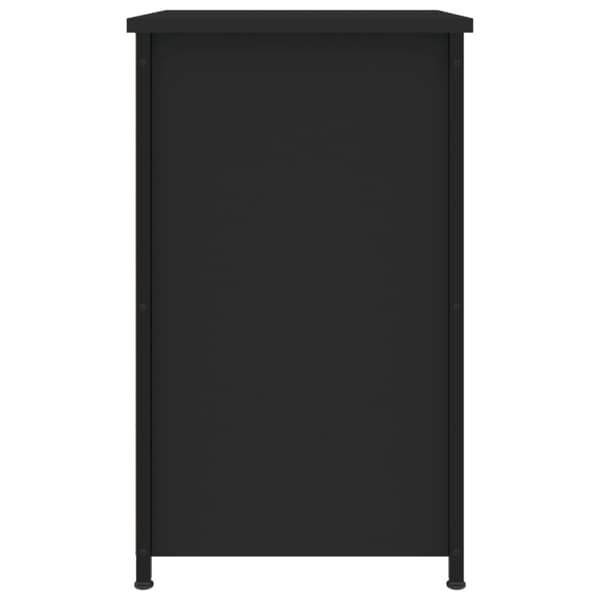 vidaXL Nattbord 2 stk svart 40x36x60 cm konstruert tre