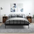 Miniatyrbilde 2 av 11: vidaXL Nattbord 2 stk brun eik 40x42x60 cm konstruert tre