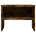 Miniatyrbilde 3 av 9: vidaXL Nattbord røkt eik 40x30x30 cm konstruert tre