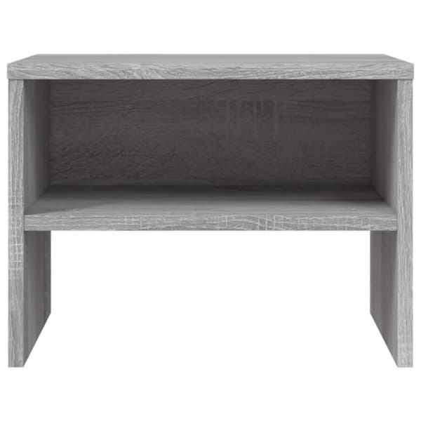 vidaXL Nattbord grå sonoma 40x30x30 cm konstruert tre