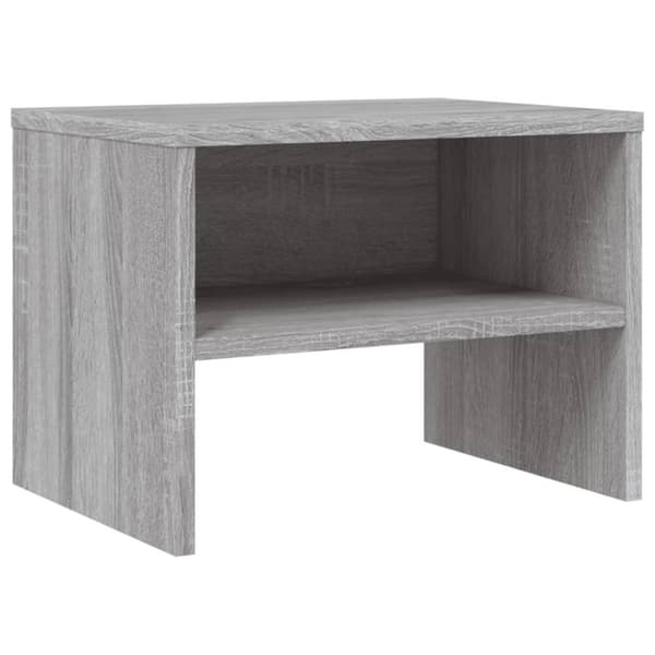 vidaXL Nattbord grå sonoma 40x30x30 cm konstruert tre