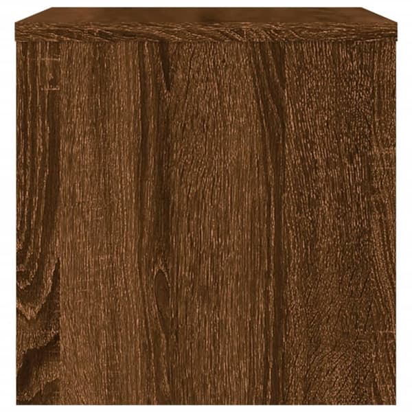 vidaXL Yöpöytä ruskea tammi 40x30x30 cm tekninen puu