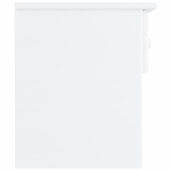 vidaXL Nattbord ALTA hvit 41x35x41 cm heltre furu