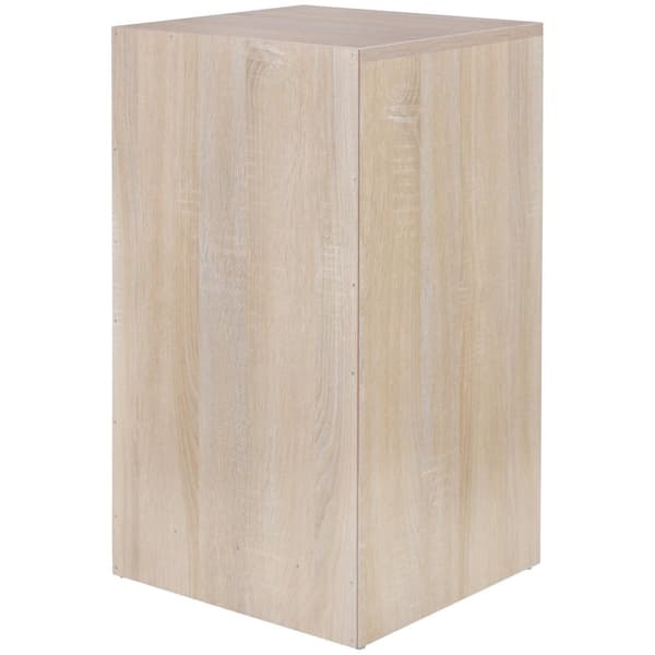 Rootz wood Modern skänk med 3 lådor sonoma - Design Nattduksbord 37,5 x 68 x 35 cm - Extra högt nattduksbord