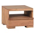 Miniatyrbillede 1 af 7: Rootz sengebord massivt træ akacie sengebord kommode 30 cm 1 skuffe opbevaring sengebord i landlig ægte træ