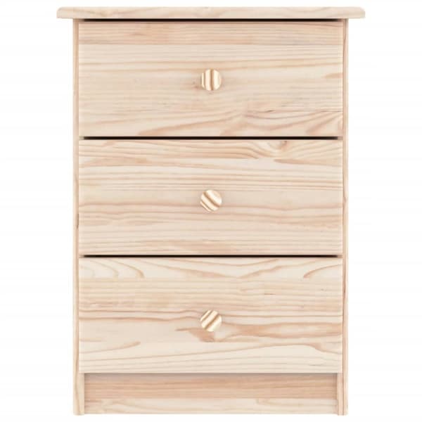 vidaXL Sängbord ALTA 41x35x55,5 cm massiv furu
