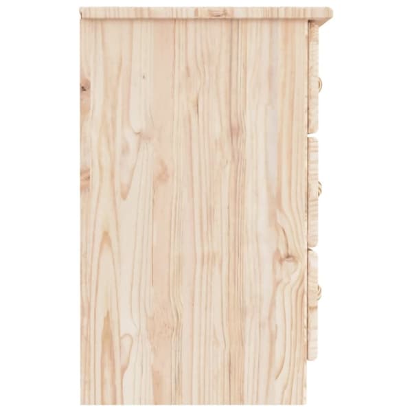 vidaXL Sängbord ALTA 41x35x55,5 cm massiv furu