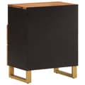 Miniatyrbilde 6 av 11: vidaXL Nattbord brun og svart 50x33x60 cm heltre mango