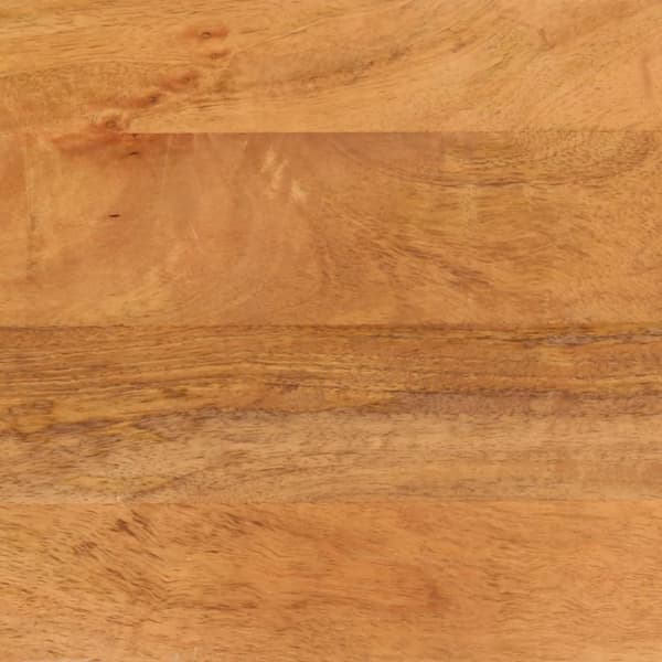 vidaXL sengebord 50x33x60 cm massivt mangotræ brun og sort