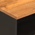 Miniatyrbild 8 av 11: vidaXL Sängbord 2 st brun och svart massivt mangoträ