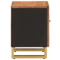 Miniatyrbilde 6 av 11: vidaXL Nattbord 2 stk brun og svart heltre mango