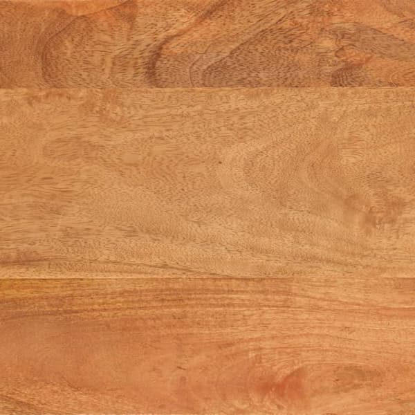 vidaXL Yöpöytä ruskea ja musta 50x33x60 cm täysi mangopuu