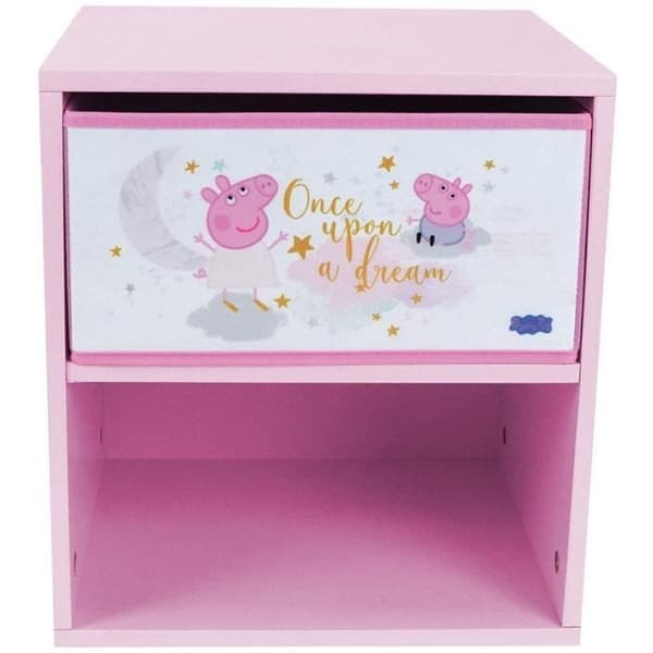 Fun house peppa pig dream sängbord med låda h.36 x b.33 x d.30 cm