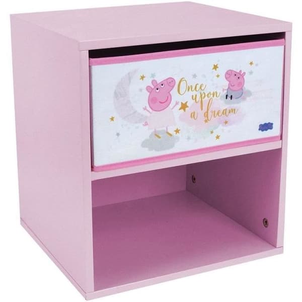 Fun house peppa pig dream sängbord med låda h.36 x b.33 x d.30 cm