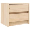 Miniatyrbillede 5 af 11: vidaXL sengeborde 2 stk. 40x31x35,5 cm massivt fyrretræ