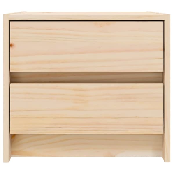 vidaXL sengeborde 2 stk. 40x31x35,5 cm massivt fyrretræ