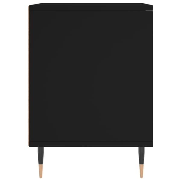 vidaXL sengebord 40x35x50 cm konstrueret træ sort