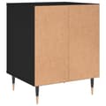 Miniatyrbillede 6 af 10: vidaXL sengebord 40x35x50 cm konstrueret træ sort